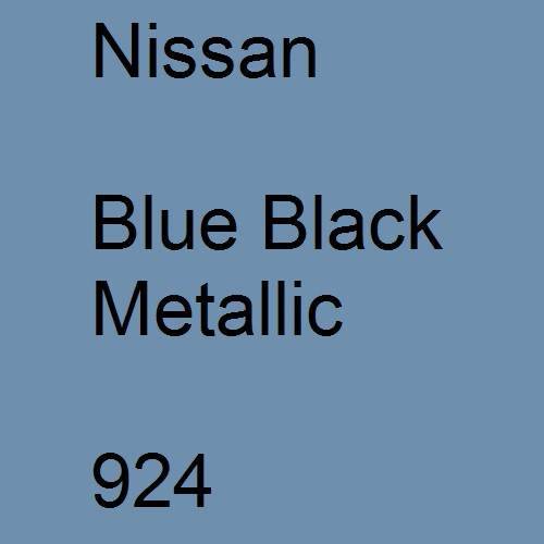 Nissan, Blue Black Metallic, 924.